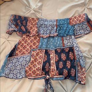 Off the shoulder shirt